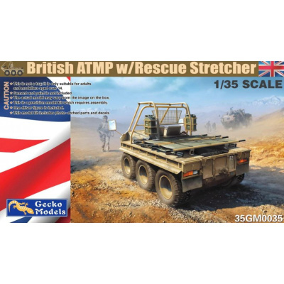 SLEVA 146,-Kč 20% DISCOUNT - British ATMP w/Rescue Stretchers 1/35 - Gecko Models