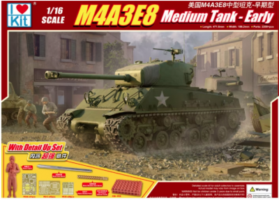 SLEVA 1605,-Kč (Discout 64,-EUR) M4A3E8 MEDIUM TANK - EARLY 1/16 - I Love Kit