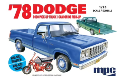 SLEVA 180,-Kč 20% DISCOUNT - 1978 Dodge D100 Custom Pick-Up Truck 1:25 - MPC