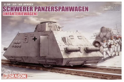 SLEVA 180,-Kč  20% DISCOUNT - Schwerer Panzerspähwagen (Infanteriewagen) (s.SP) 1:35 - Dragon