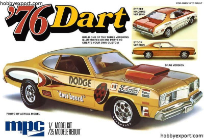 SLEVA 191,-Kč 21% DISCOUNT - 1976 Dodge Dart Sport 1:25 - MPC