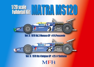 Sleva 2.000,-Kč (Discount 80,-Eur) Matra MS120 - Model Factory Hiro