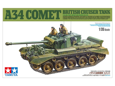 SLEVA  20%  DISCOUNT -  A34 Comet British Cruiser Tank 1/35 - Tamiya