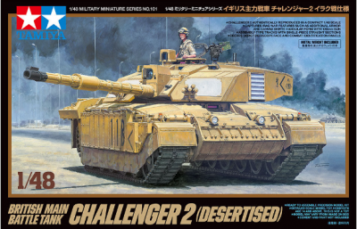 SLEVA  20% DISCOUNT - Challenger 2 (Desertised) 1/48 - Tamiya