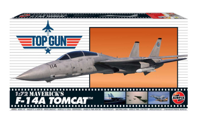 SLEVA  20%  DISCOUNT  - Classic Kit letadlo - Top Gun Maverick's F-14A Tomcat (1:72) – Airfix