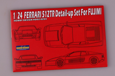 SLEVA 20% DISCOUNT - Ferrari 512TR Detail-up Set 1/24- Hobby design
