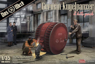 SLEVA  20% DISCOUNT - German Kugelpanzer (2 Kits Pack) 1/35 - Das Werk