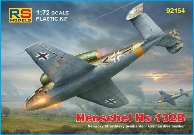 SLEVA 20% DISCOUNT - Henschel Hs-132 B  1/72 – RS Models