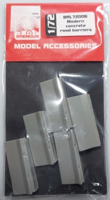 SLEVA 20% DISCOUNT - Modern concrete road barriers casted and PE road barriers 1/72 – Brengun