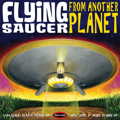 SLEVA 200,-Kč  17%DISCOUNT - Flying saucer from another planet (ex C-57D Forbidden Planet) 1:144 - Polar Lights