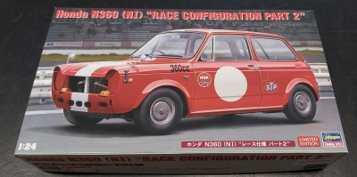 SLEVA 200,-Kč 25% DISCOUNT - Honda N360 (NI) "Race Configuration Part 2" 1/24 - Hasegawa