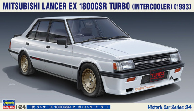 SLEVA 200,-Kč 26% DISCOUNT - Mitsubishi Lancer EX 1800GSR Turbo Intercooler (1983) 1/24 - Hasegawa