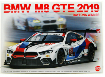 SLEVA 200,-Kč (Discout 8,-EUR) BMW M8 GTE 2019 - 24 Hours Of Daytona Winner 1/24 - NuNu Models