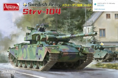 SLEVA 202,-Kč 25% DISCOUNT - Swedish Army Strv-104 1:35 - Amusing Hobby
