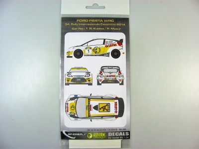 SLEVA 21% DISCOUNT - Ford Fiesta WRC Rally Casentino 2014 1/24 - MF-Zone