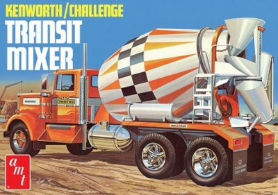 SLEVA 231,-Kč  DISCOUNT- KENWORTH CHALLENGE TRANSIT CEMENT MIXER 1/25 - AMT