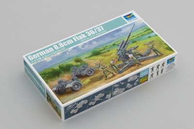 SLEVA 243,-Kč 20% DISCOUNT - German 8.8cm Flak 36/37 1:35 - Trumpeter