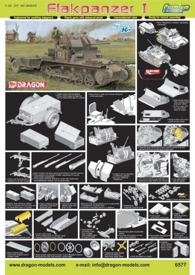 SLEVA 249,-Kč  20% DISCOUNT - German Self-propelled Anticraft Gun Sd.Kfz.101 Flakpanzer I (1:35) - Dragon