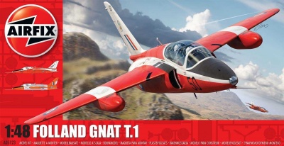 SLEVA   25%  DISCOUNT - Classic Kit letadlo A05123 - Folland Gnat (1:48) – Airfix