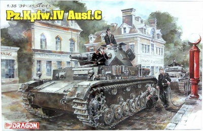SLEVA 25% OFF - Pz.Kpfw.IV Ausf.C Model Kit tank 1/35 - Dragon