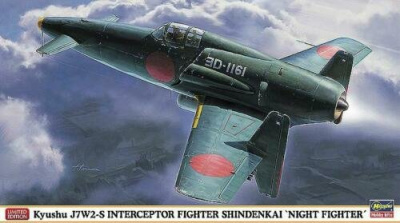 SLEVA 256,-Kč 30% DISCOUNT - Kyushu J7W2-S Interceptor Fighter Shindenkai 'Night Fighter' 1/48 - Hasegawa