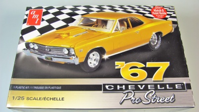 SLEVA 266,-Kč 31% DISCOUNT  '67 Chevelle Pro Street 1/25 - AMT