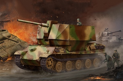 SLEVA  270,-Kč 20% DISCOUNT - Flakpanther w/8.8cm Flak 36/37 1:35 - Trumpeter