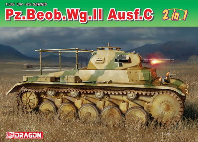 SLEVA 283,-Kč 26% DISCOUNT - Pz.Beob.Wg.II Ausf. A-C (1:35) Model Kit military 6812 - Dragon