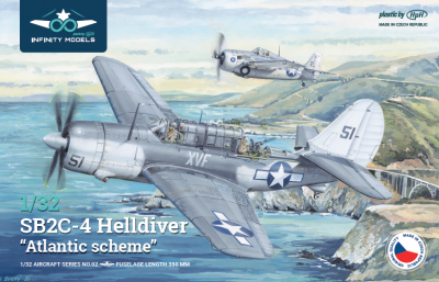 SLEVA 30%  DISCOUNT - SB2C-4 Helldiver “Atlantic scheme” 1/32 - Infinity Models