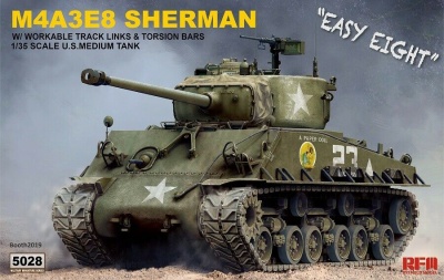 SLEVA  300,-Kč Discount 23% - M4A3E8 Sherman "Easy Eight" 1/35 - RFM