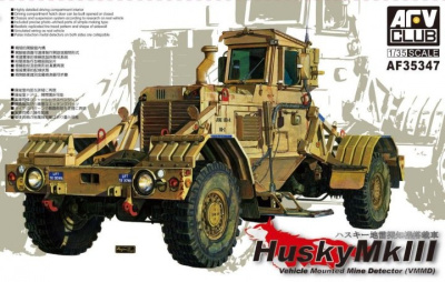 SLEVA 324,-Kč  25%DISCOUNT - Husky Mk III Vehicle Mounted Mine Detector (VMMD) 1/35 - AFV Club