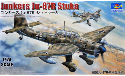 SLEVA 330,-Kč 15% DISCOUNT - Junkers Ju-87R Stuka 1/24 - Trumpeter