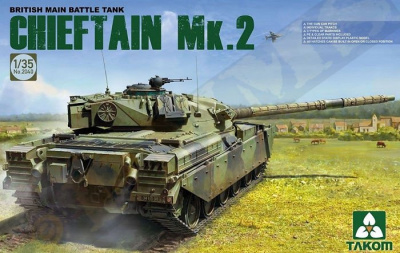 SLEVA 360,-Kč, 25% Discount - British Main Battle Tank Chieftain Mk. 2 1/35 - Takom