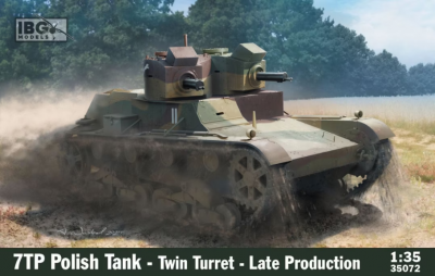 SLEVA 40% SALE - 7TP Polish Tank - Twin Turret Late production 1:35 - IBG Models