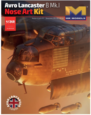 SLEVA 479,- Kč 30% DISCOUNT - Avro Lancaster B Mk.I Nose Art Kit 1/32 - HK Models