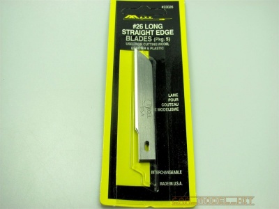 SLEVA 50% DISCOUNT - Čepel #26 dlouhá, rovná hrana - Blades #26 Long Straight Edge - MAXX