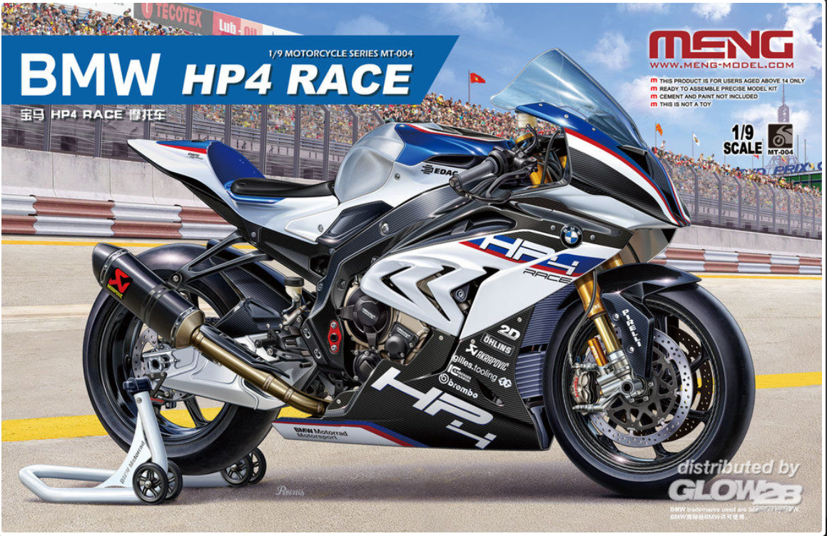 SLEVA 750K 27 DISCOUNT BMW HP4 RACE in 1 9 Meng Car model
