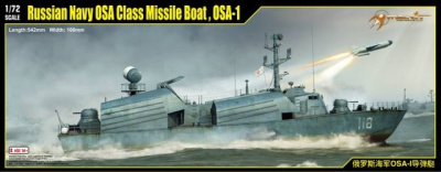 SLEVA 800,-Kč 31% DISCOUNT - Ruslan Navy OSA Class Missile Boat OSA-1 (1:72) - I Love Kit