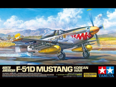 SLEVA 870,-Kč 22% DISCOUNT - F-51D Mustang Korean War 1/32 - Tamiya