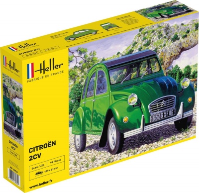 SLEVA  DISCOUNT - Citroen 2CV 1/24 - Heller