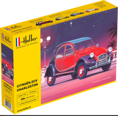 SLEVA  DISCOUNT - Citroen 2CV Charleston 1/24 - Heller