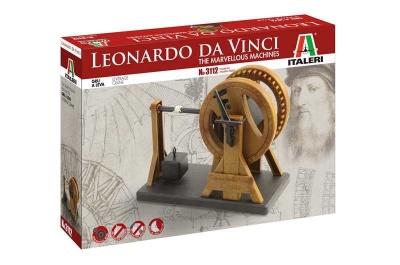 SLEVA - DISCOUNT - Leonardo Da Vinci - The Marvellous Machines -Leverage Crane - Italeri