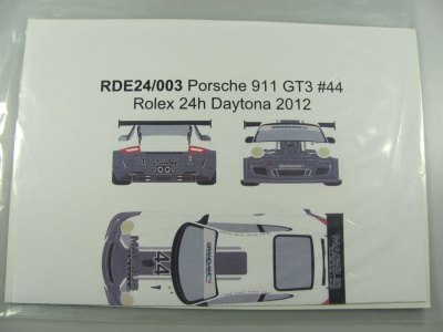 SLEVA - DISCOUNT - Porsche 911 GT3 #44 Rolex 24h of Daytona 2012 - Racing Decals 43