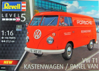 SLEVA - DISCOUNT - VW T1 Kastenwagen 1:16 - Revell