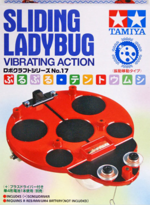 Sliding  Ladybug Vibrating Action - Tamiya