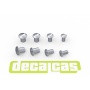 Slotted large raised cheese head screws 1.75 - 2.5 mm - Decalcas
