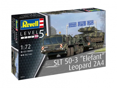 SLT 50-3 "Elefant" + Leopard 2A4 (1:72) Plastic Model kit military 03311 - Revell