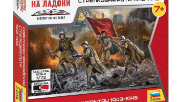 Snap Kit figurky - Soviet Guards Infantry (1:72) - Zvezda