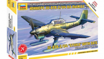 Snap Kit letadlo - JU-87B-2/U4 "STUKA" with skis (1:72) - Zvezda