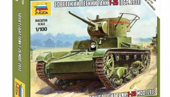 Snap Kit military 6246 - T-26 mod.1933 (1:100) - Zvezda